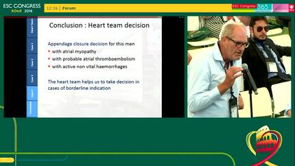 Heart team panel live on stage