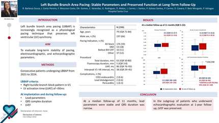 Left bundle branch area pacing: stable parameters and preserved function at long-term follow-up