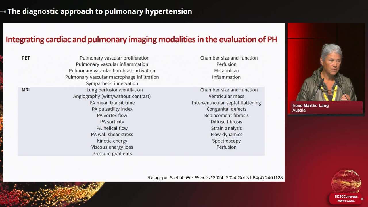 The diagnostic approach to pulmonary hypertension