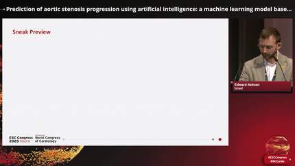 Prediction of aortic stenosis progression using artificial intelligence: a machine learning model based on echocardiographic data