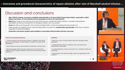 Outcomes and procedural characteristics of repeat ablation after vein of Marshall alcohol infusion combined with an anatomical ablation setup