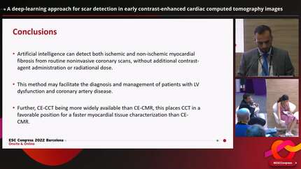 A deep-learning approach for scar detection in early contrast-enhanced cardiac computed tomography images