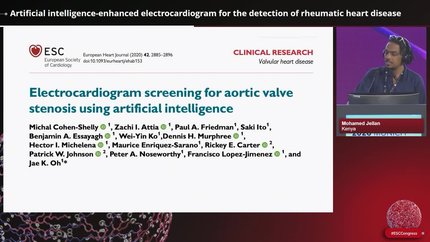 Artificial intelligence-enhanced electrocardiogram for the detection of rheumatic heart disease