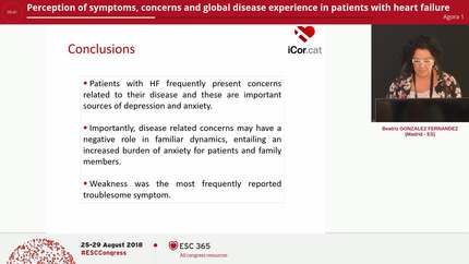 Perception of symptoms, concerns and global disease experience in patients with heart failure 