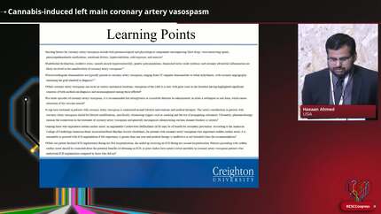 Cannabis-induced left main coronary artery vasospasm