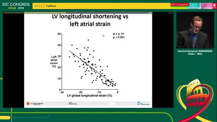 Peak left atrial strain is determined by left ventricular systolic function and filling pressure