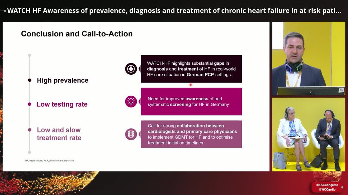 ESC 365 - WATCH HF Awareness of prevalence, diagnosis and treatment of ...