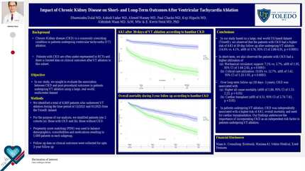 Impact of chronic kidney disease on short- and long-term outcomes after ventricular tachycardia ablation