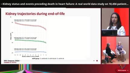 Kidney status and events preceding death in heart failure: A real world data study on 18,456 patients with heart failure 
