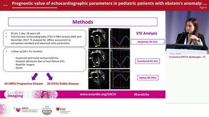 Prognostic value of echocardiographic parameters in pediatric patients with ebstein's anomaly: a 60 month follow up study.