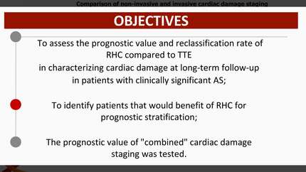 Comparison of non-invasive and invasive cardiac damage staging in patients with clinically significant aortic stenosis