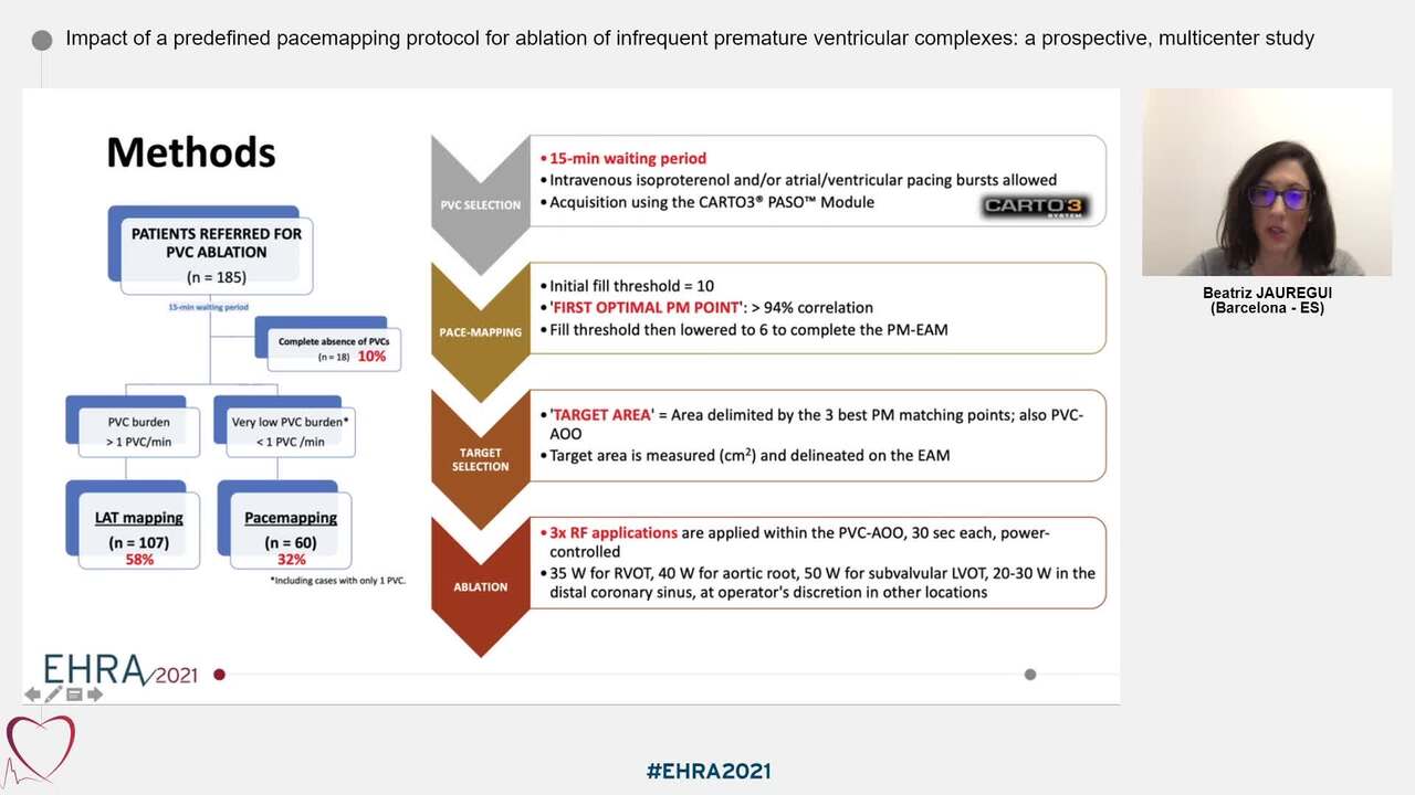 Impact of a predefined pacemapping protocol for ablation of infrequent premature ventricular complexes: a prospective, multicenter study
