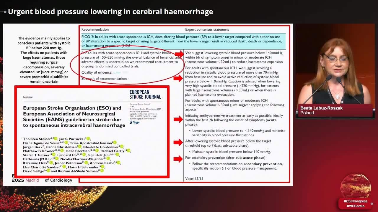 The bleeding brain: cardiologists and cerebral haemorrhage 