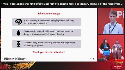 Atrial fibrillation screening effects according to genetic risk: a secondary analysis of the randomized LOOP study