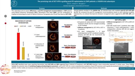 The promising role of OCT-VFR in guiding post-PCI optimization in CHIP patients: a VISION trial subanalysis