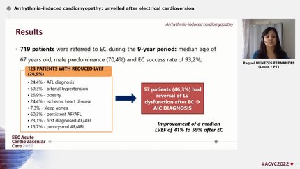 Arrhythmia-induced cardiomyopathy: unveiled after electrical cardioversion