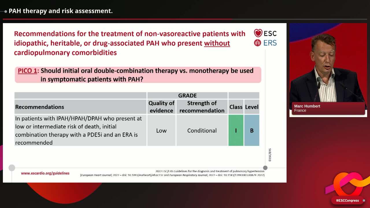 2022 ESC-ERS Guidelines for the diagnosis and treatment of pulmonary hypertension