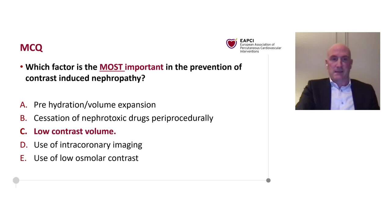 Percutaneous interventions in patients with coronary artery disease and specific clinical conditions - IC Core Curriculum 6