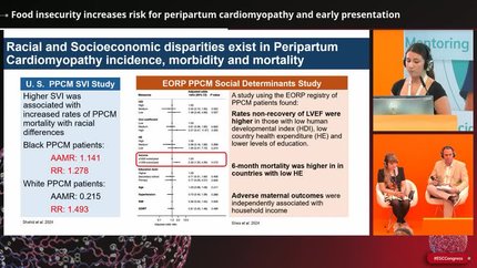 Food insecurity increases risk for peripartum cardiomyopathy and early presentation 