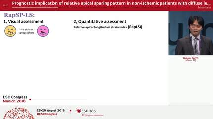 Prognostic implication of relative apical sparing pattern in non-ischemic patients with diffuse left ventricular hypertrophy