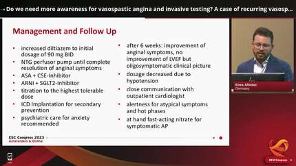 Do we need more awareness for vasospastic angina and invasive testing? A case of recurring vasospastic angina complicated by myocardial infarction and left ventricular dysfunction