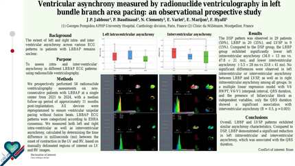 Ventricular asynchronisms measured by radionuclide ventriculography in left bundle branch area pacing: an observational prospective study