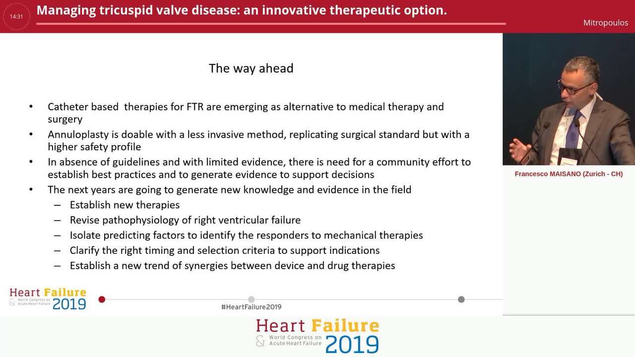 Panel discussion and conclusion - Current challenges and innovations in the treatment of mitral and tricuspid regurgitation.