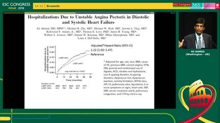 Differences between preserved and reduced ejection fraction