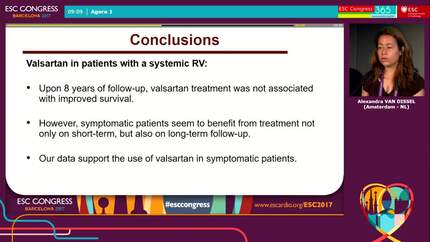 Long-term clinical outcomes of a randomized controlled trial comparing valsartan to placebo in patients with systemic right ventricles