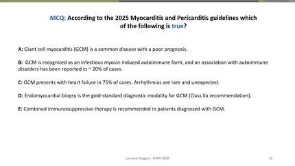 Giant cell myocarditis in a patient with a heterozygous likely pathogenic titin (TTN) variant