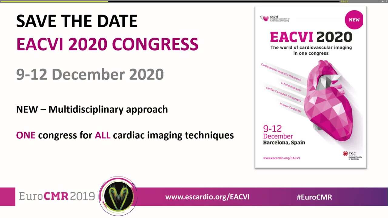 Anouncement of  EACVI 2020.