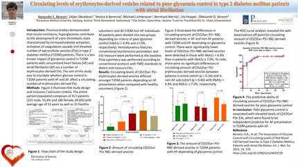 Circulating levels of erythrocytes-derived vesicles related to poor glycaemia control in heart failure patients with type 2 diabetes mellitus 