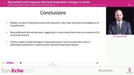 Myocardial work exposes afterload-dependent changes in strain