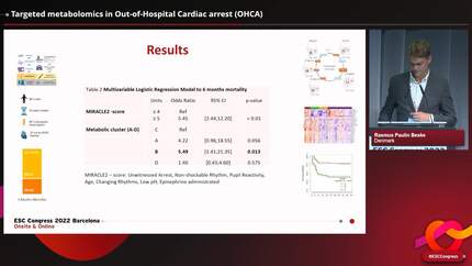 Targeted metabolomics in Out-of-Hospital Cardiac arrest (OHCA)