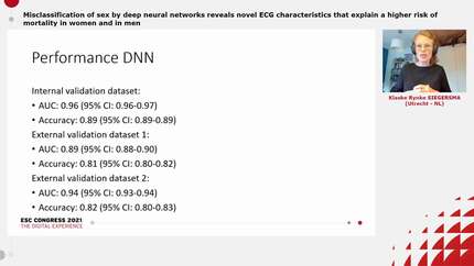 Misclassification of sex by deep neural networks reveals novel ECG characteristics that explain a higher risk of mortality in women and in men