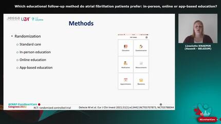 Which educational follow-up method do atrial fibrillation patients prefer: in-person, online or app-based education?