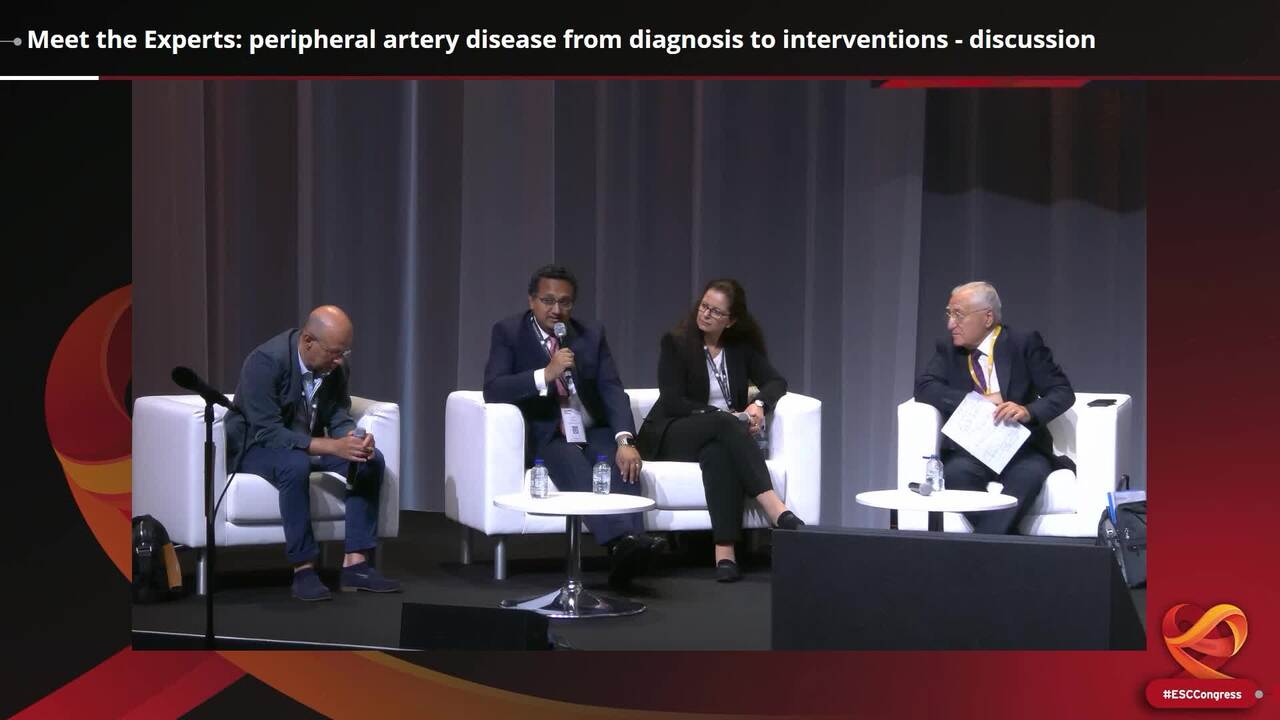 Meet the Experts: peripheral artery disease from diagnosis to interventions - discussion