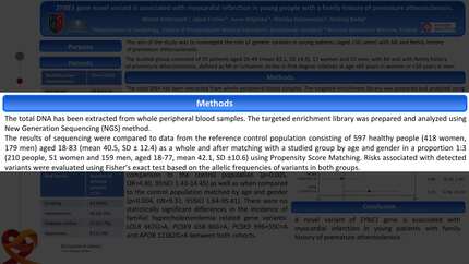 SYNE1 gene novel variant is associated with myocardial infarction in young people with a family history of premature atherosclerosis.
