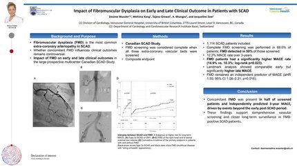 Impact of fibromuscular dysplasia on early and late clinical outcome in patients with spontaneous coronary artery dissection