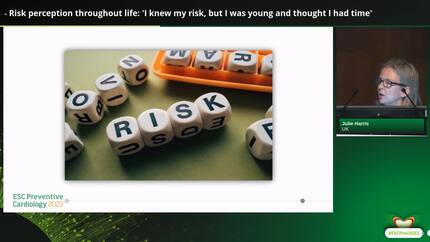 Risk perception throughout life: 'I knew my risk, but I was young and thought I had time'