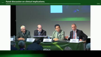 Panel discussion on clinical implications.