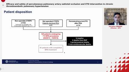 Efficacy and safety of percutaneous pulmonary artery subtotal occlusion and CTO intervention in chronic thromboembolic pulmonary hypertension