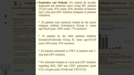Aerobic exercise capacity improvement of patients with human immunodeficiency virus one year post-treatment initiation by integrase inhibitors