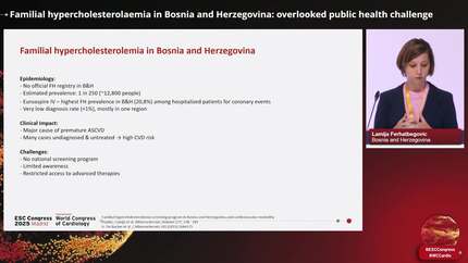 Familial hypercholesterolaemia in Bosnia and Herzegovina: overlooked public health challenge