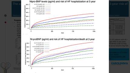 The association of NT-proBNP levels in atrial fibrillation patients and 3-year risk of heart hospitalization and death
