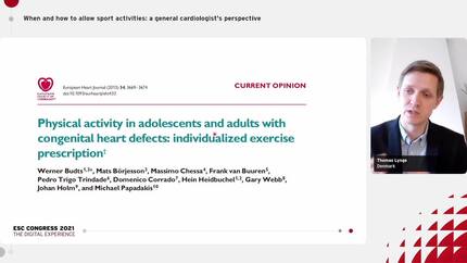 When and how to allow sport activities for patients with congenital heart disease.