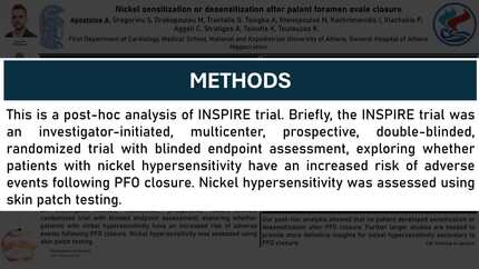Nickel sensitization or desensitization after patent foramen ovale closure