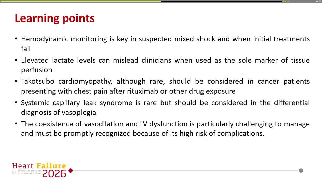 Persistent lactate elevation in mixed shock: when friend becomes foe