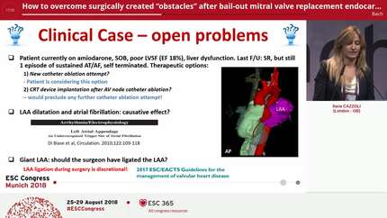 How to overcome surgically created “obstacles” after bail-out mitral valve replacement endocarditis.