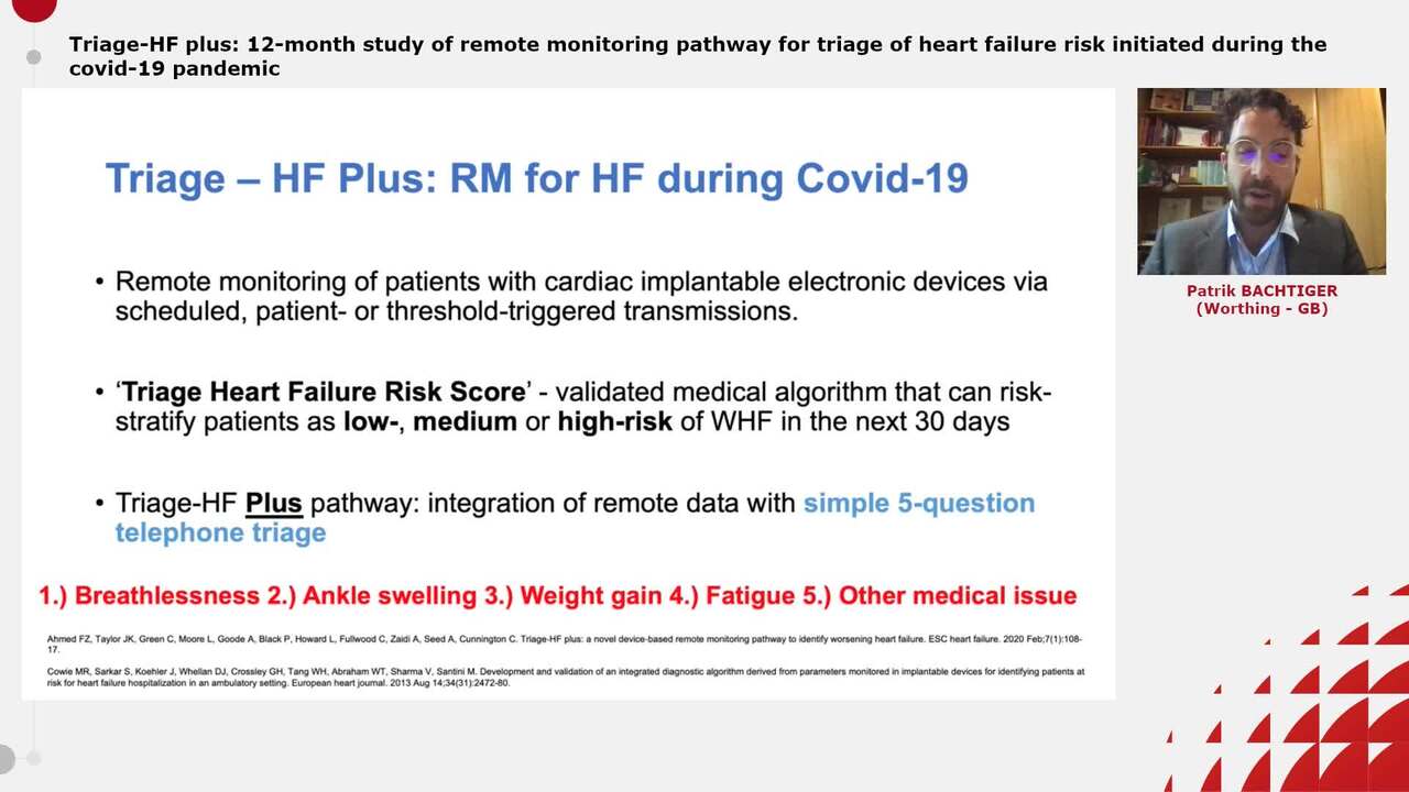 Triage-HF plus: 12-month study of remote monitoring pathway for triage of heart failure risk initiated during the covid-19 pandemic 